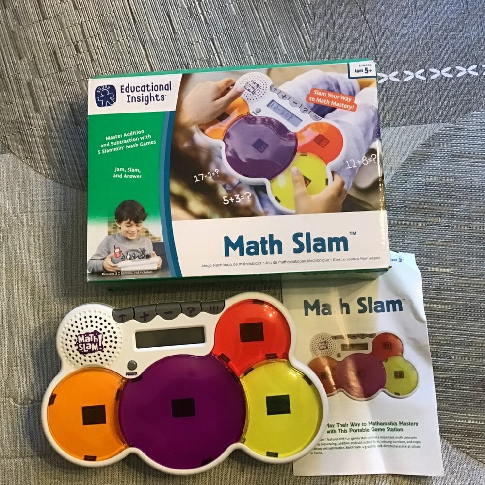 Ed. Insights Interactive Self Teaching Math Slam Game for Add/Subtraction Skills